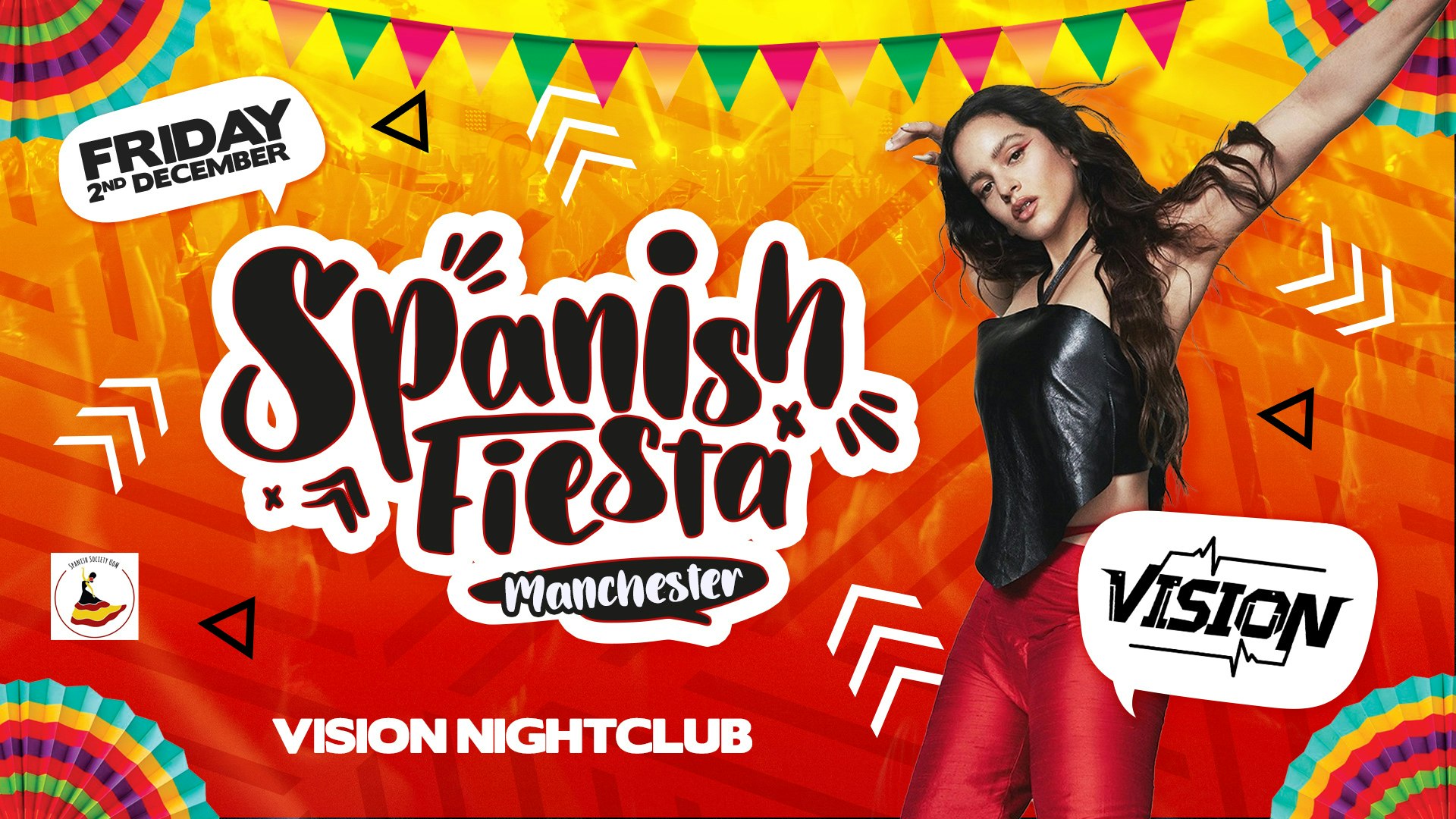 Spanish Fiesta Manchester – Friday 2nd December | Vision