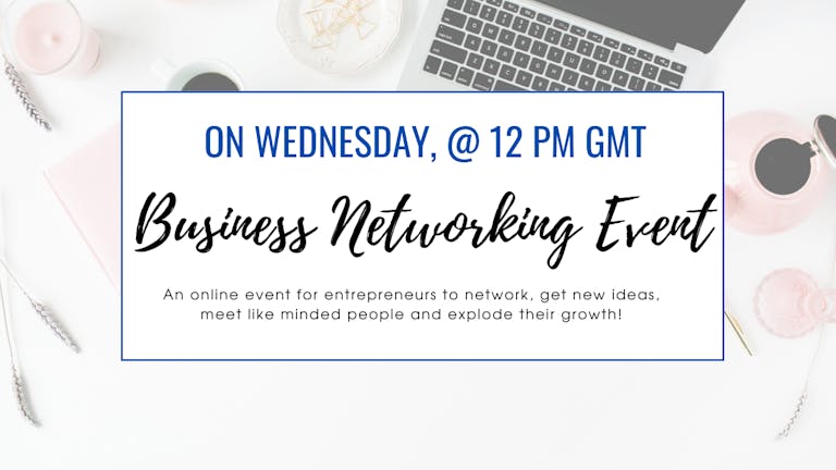 Business Networking Event for Professionals. Online. Zoom