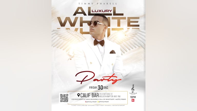 Timmy Pharel luxury all whites party