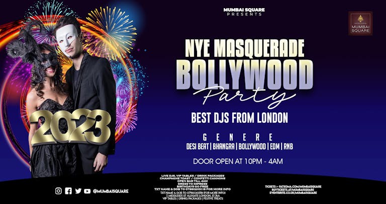 Bollywood NYE Masquerade Party