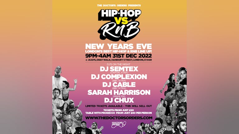 Hip-Hop vs RnB – New Year’s Eve