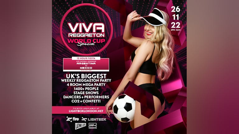 Viva Reggaeton/Viva House Football Special. 12 Hours Fiesta