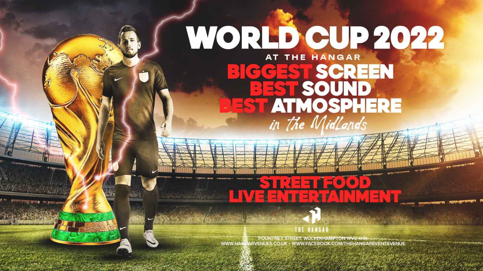 WORLD CUP LAST 16 England vs Senegal Live on The Big Screen