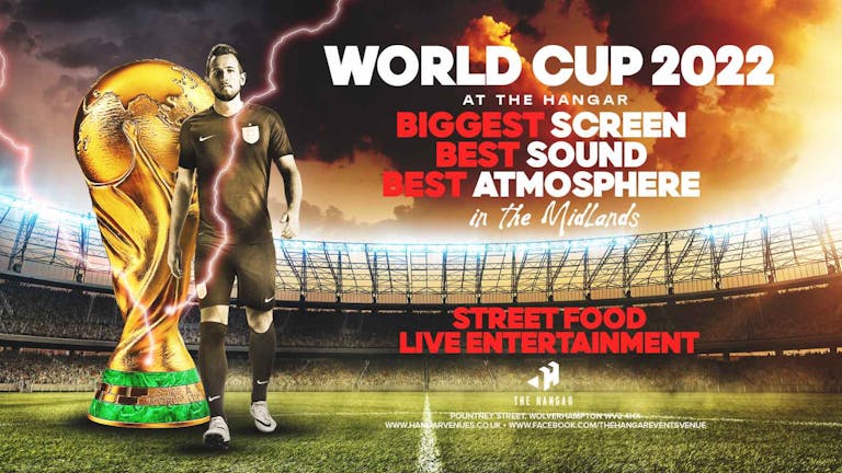 WORLD CUP LAST 16 England vs Senegal Live on The Big Screen 