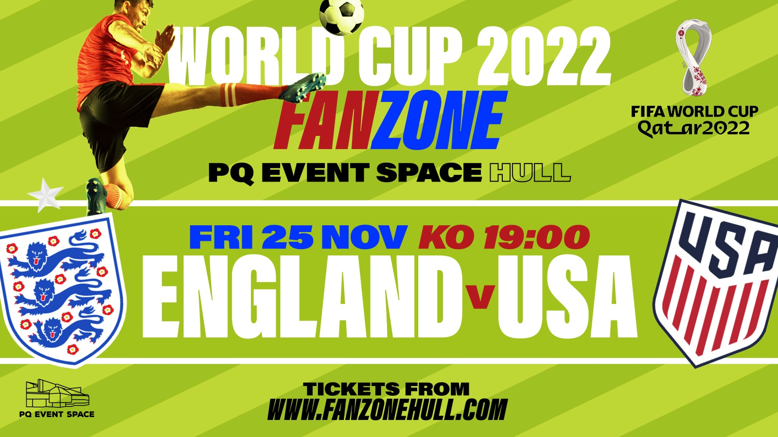 England VS USA – 7pm Kick Off – World Cup 2022