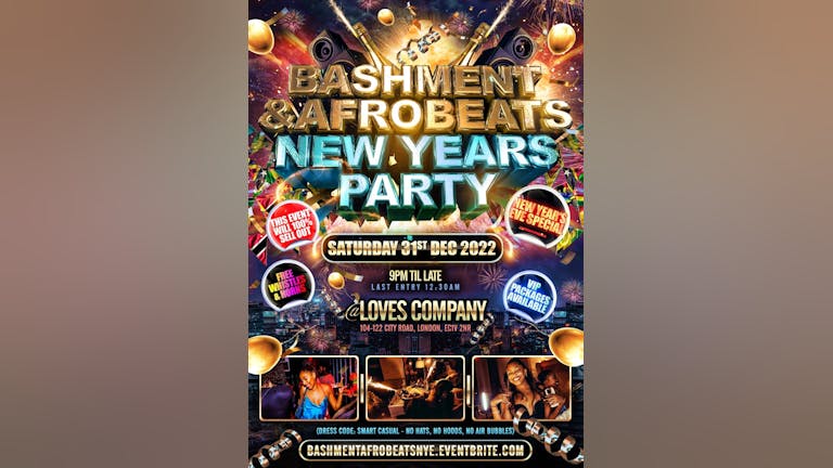Bashment & Afrobeats - Shoreditch New Years Party