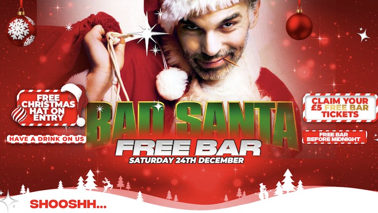 Christmas Eve at Shooshh... FREE BAR Before Midnight 🎅🏻