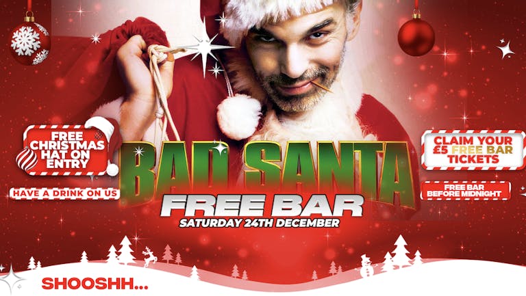 Christmas Eve at Shooshh... FREE BAR Before Midnight 🎅🏻