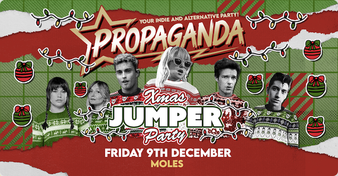 Propaganda Bath – Christmas Jumper Party!