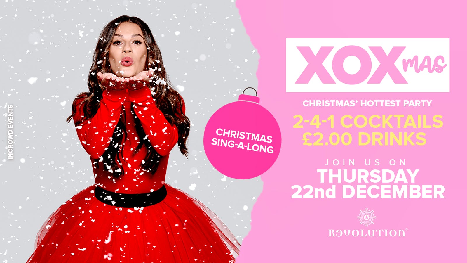 XOXmas • £2.00 Drinks • Revolution