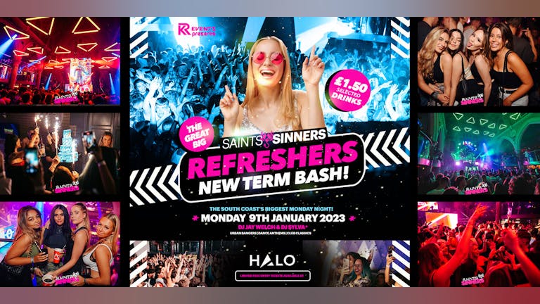 Saints & Sinners: REFRESHERS party! 🔊😈