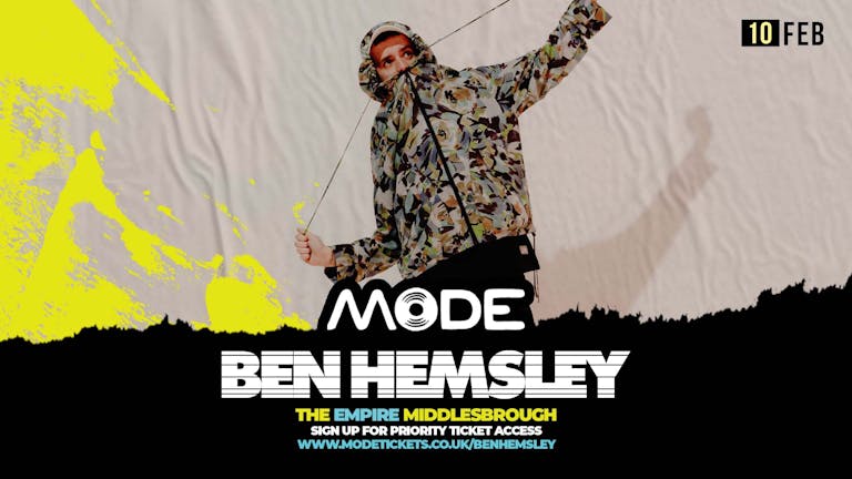 Ben Hemsley (SOLD OUT)