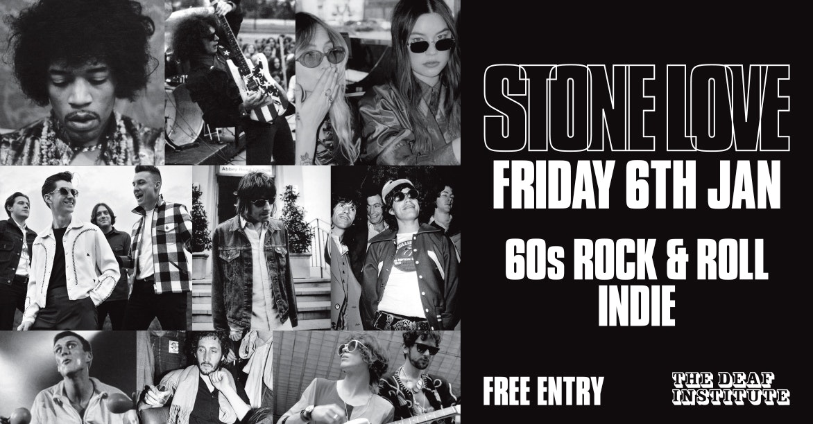 STONE LOVE – 60s Rock & Roll + Indie Club Night