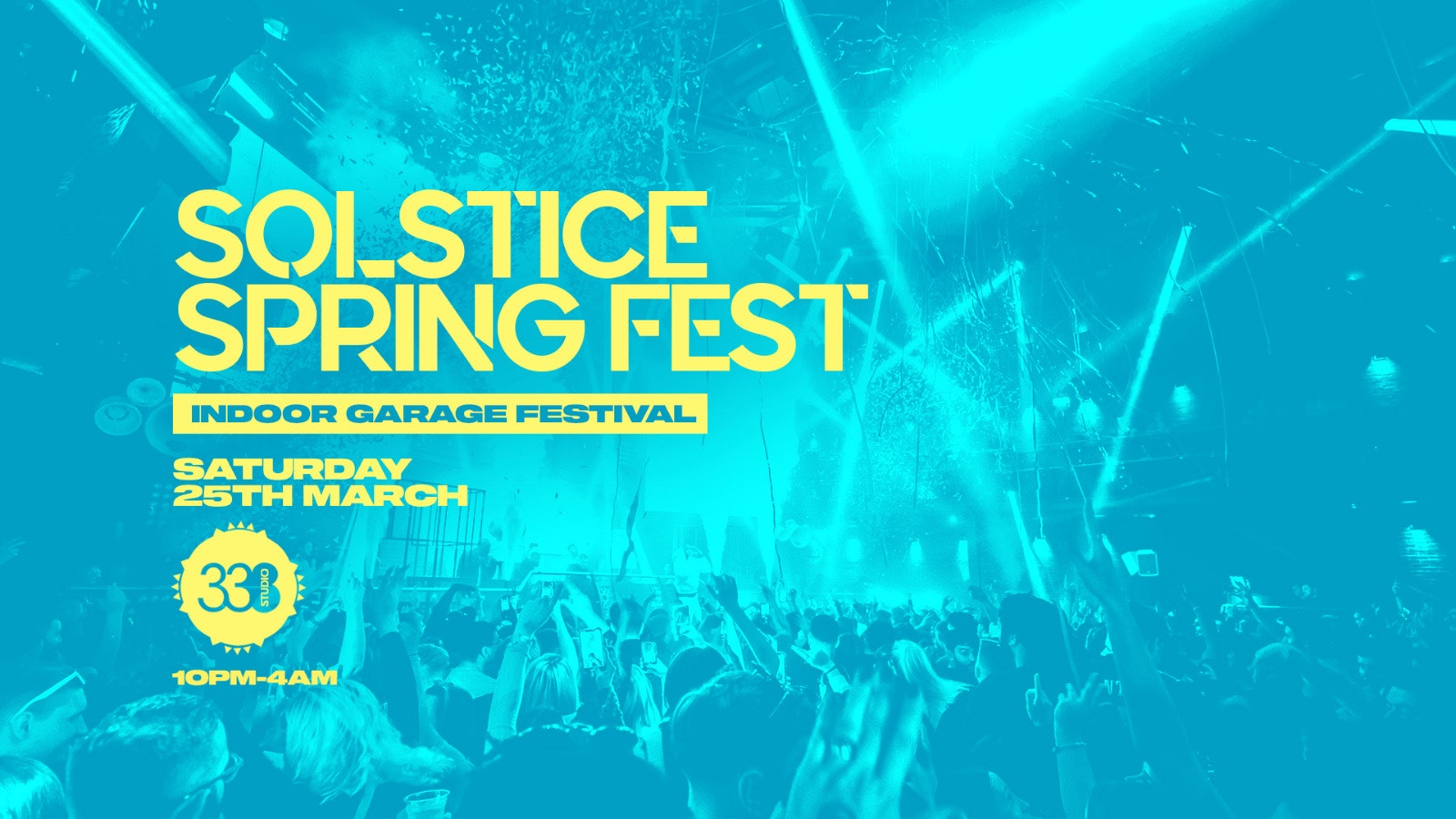 Spring Indoor Garage Festival – Studio 338 [LAST 25 TICKETS]