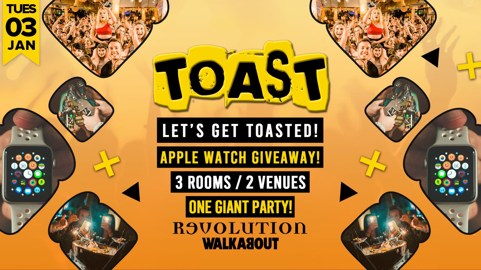 Toast • Apple Watch Giveaway • Revolution & Walkabout