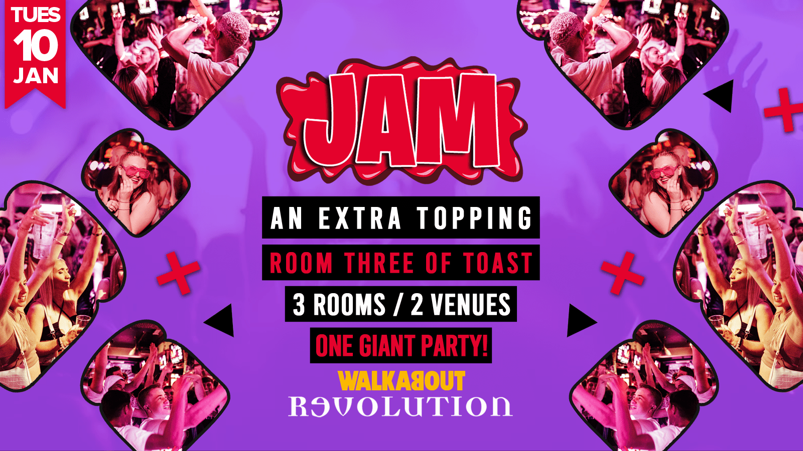 Jam • Room 3 Of Toast • Walkabout & Revolution