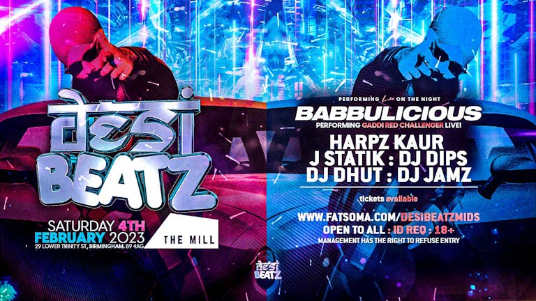 [SOLD OUT] Desi Beatz presents BABBULICIOUS Live!