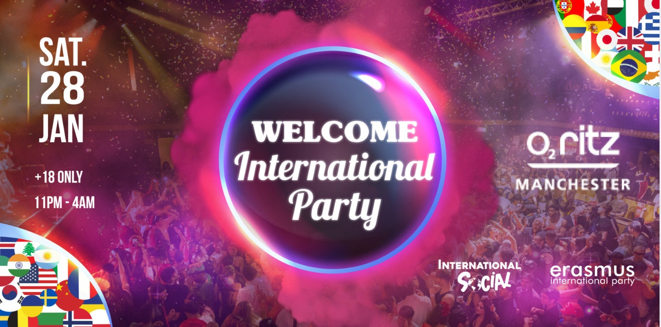 Welcome International  Party – Manchester