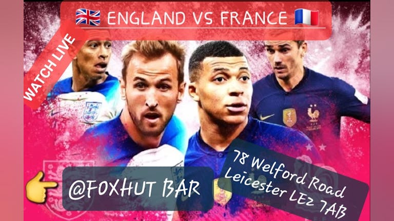 WORLD CUP LIVE   🇬🇧 ENGLAND VS FRANCE 🇫🇷 