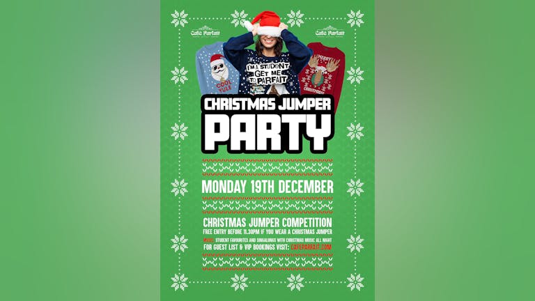 I'm A Student Get Me To Parfait// Christmas Jumper Party