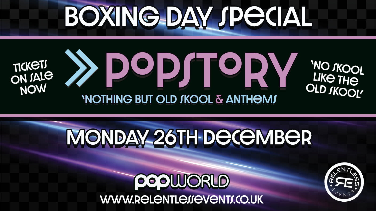 BOXING DAY SPECIAL “POPSTORY” AT POPWORLD BIRMINGHAM