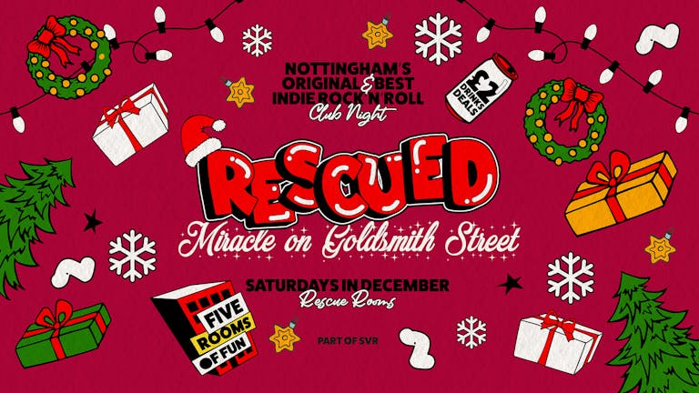 RESCUED ❄️ Miracle on Goldsmith Street — Indie Rock'n'Roll Christmas Parties! (Part of SVR)