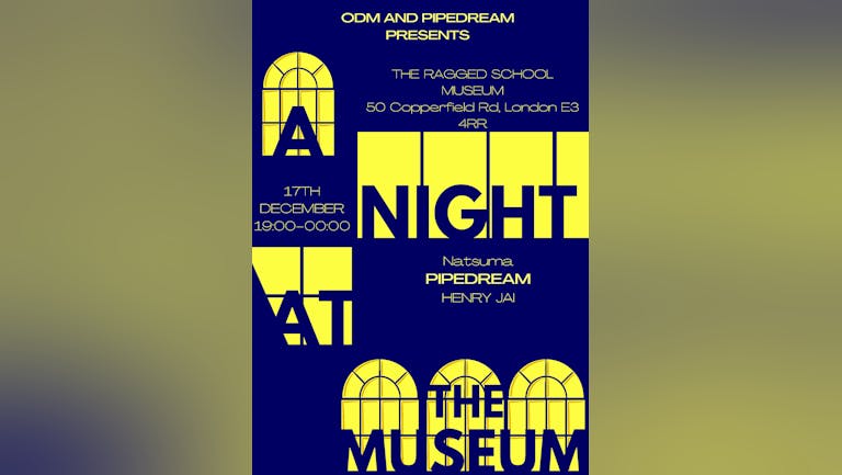 A NIGHT AT THE MUSEUM