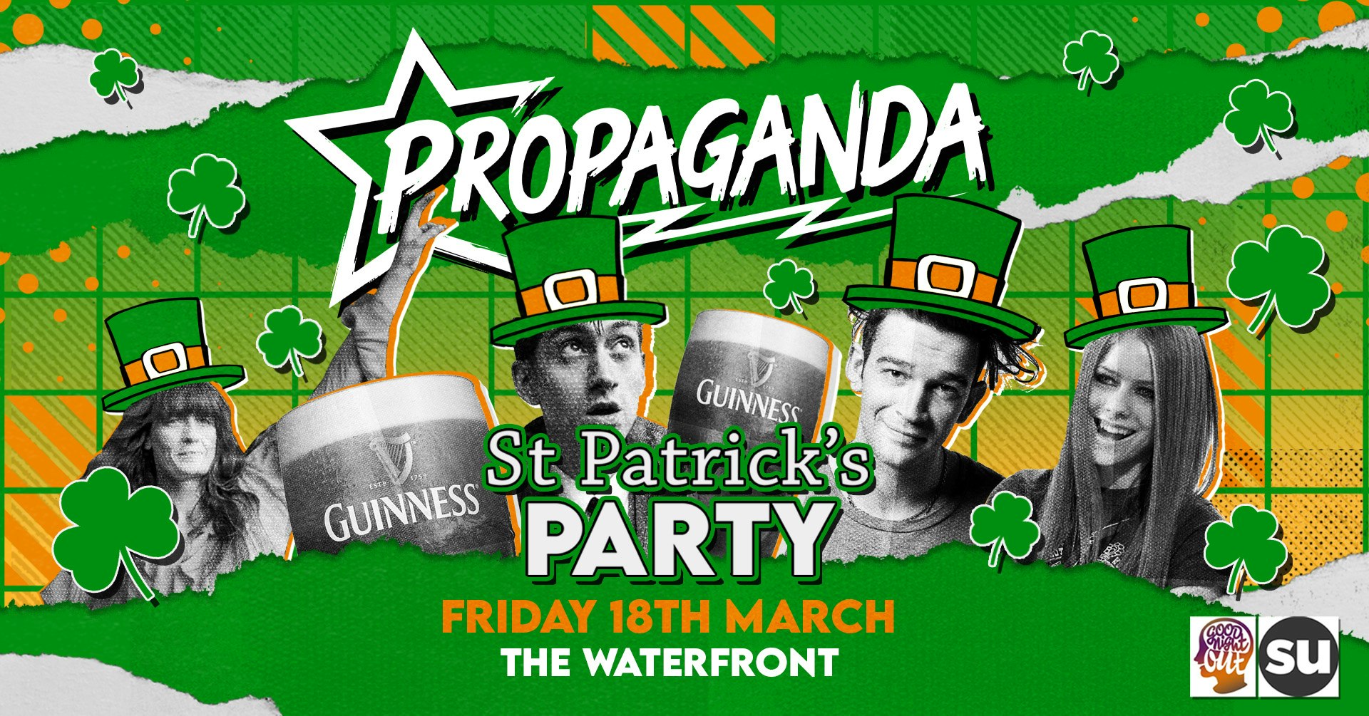 Propaganda Norwich – St Patrick’s Day – Tickets available on the door!
