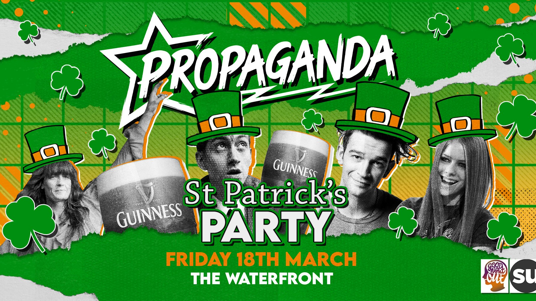 Propaganda Norwich – St Patrick’s Day – Tickets available on the door!