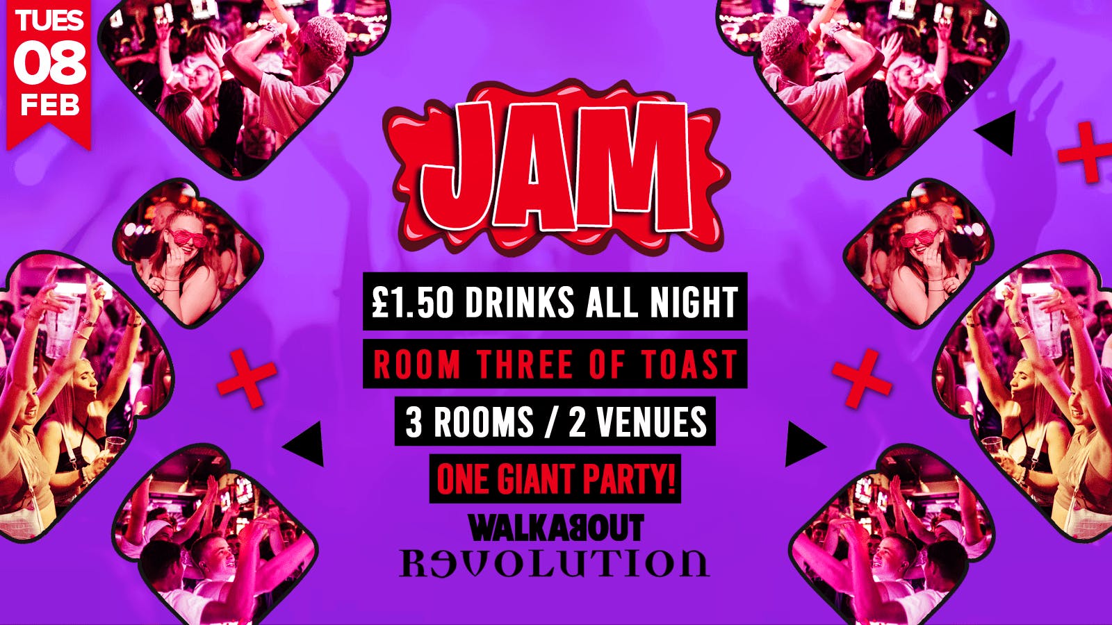 Jam • Room 3 Of Toast • Walkabout & Revolution