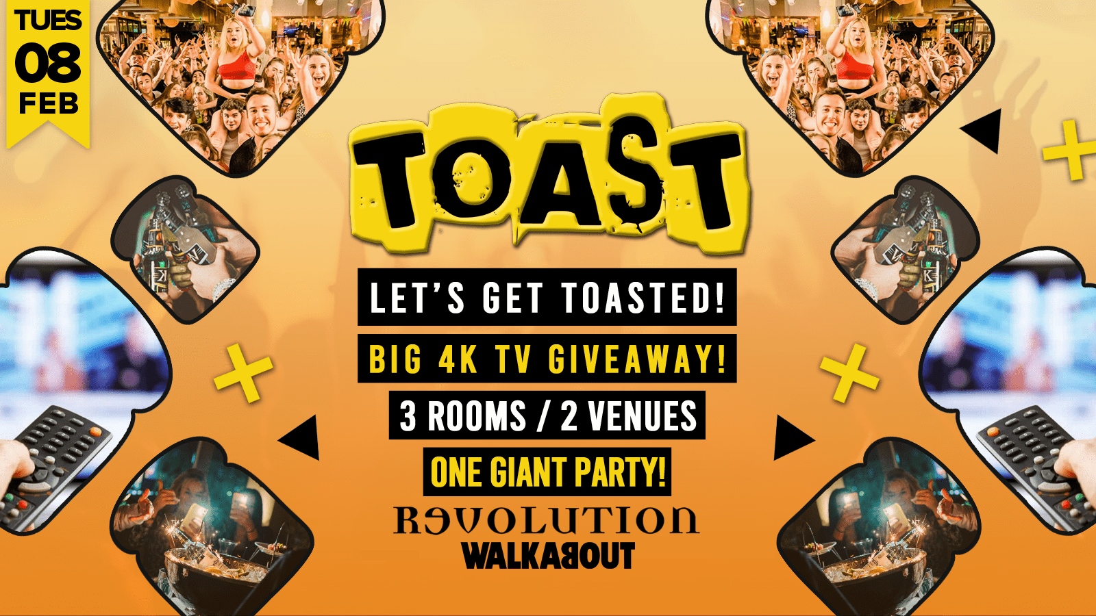 Toast • BIG TV Giveaway • Revolution & Walkabout