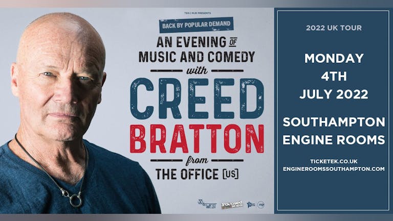 Creed Bratton from The Office US at Engine Rooms | Southampton