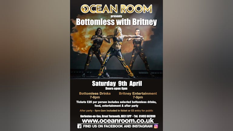 Bottomless with Britney at Ocean Room