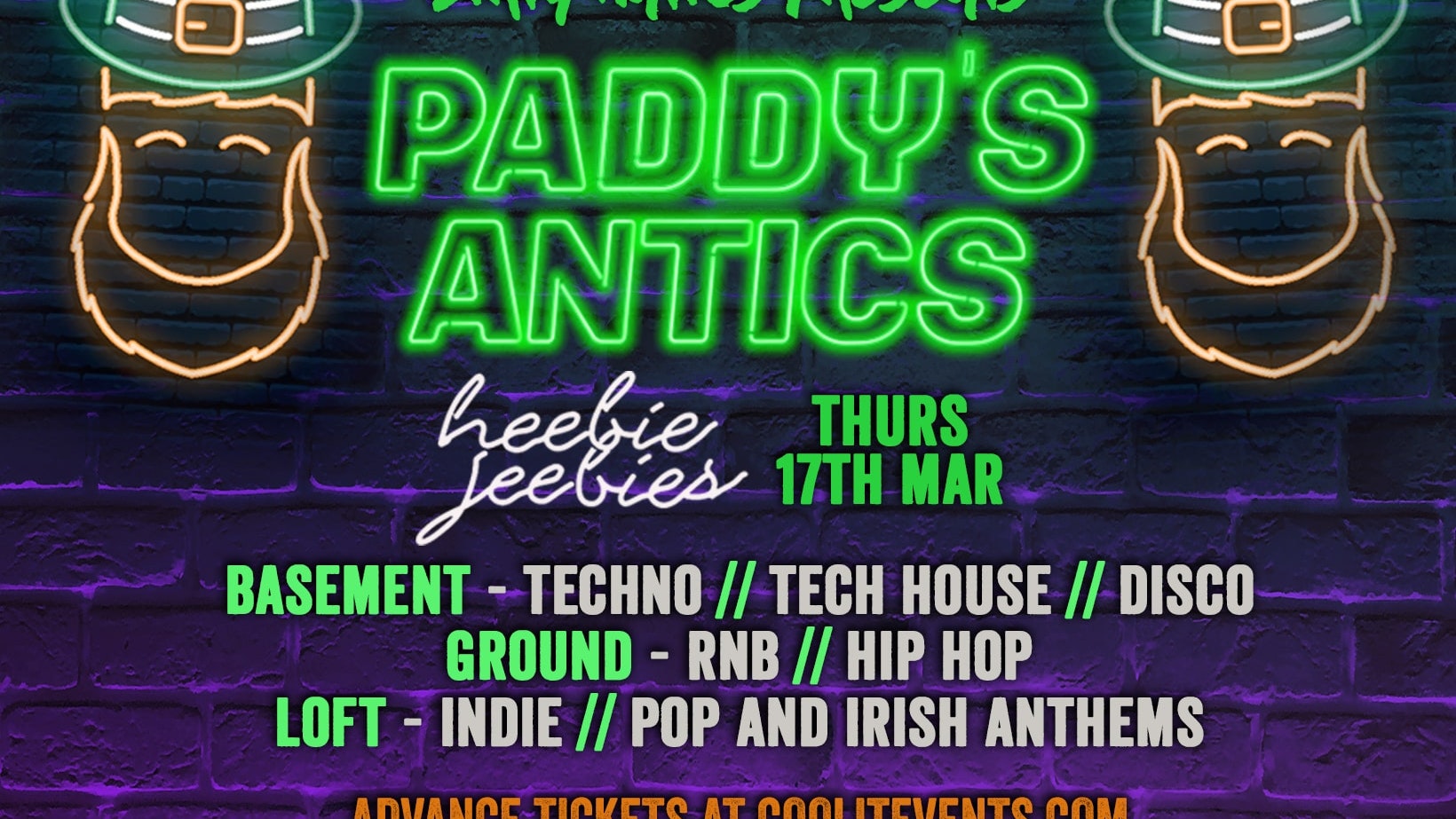 Dirty Antics Thursdays : Paddy’s Antics