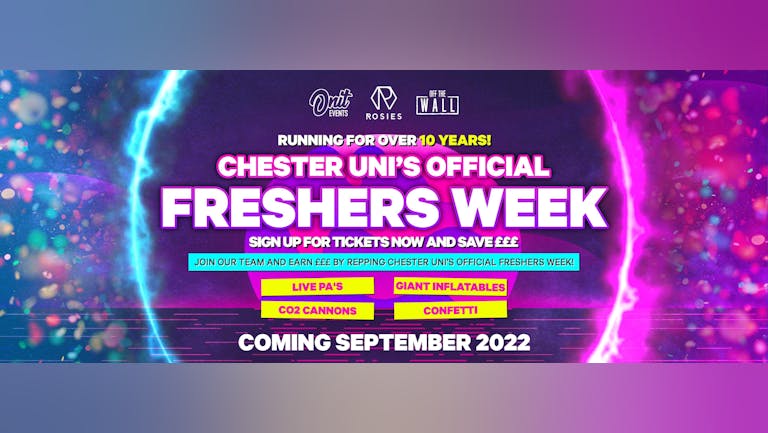 Chester Freshers Week Official - Full Week Wristband