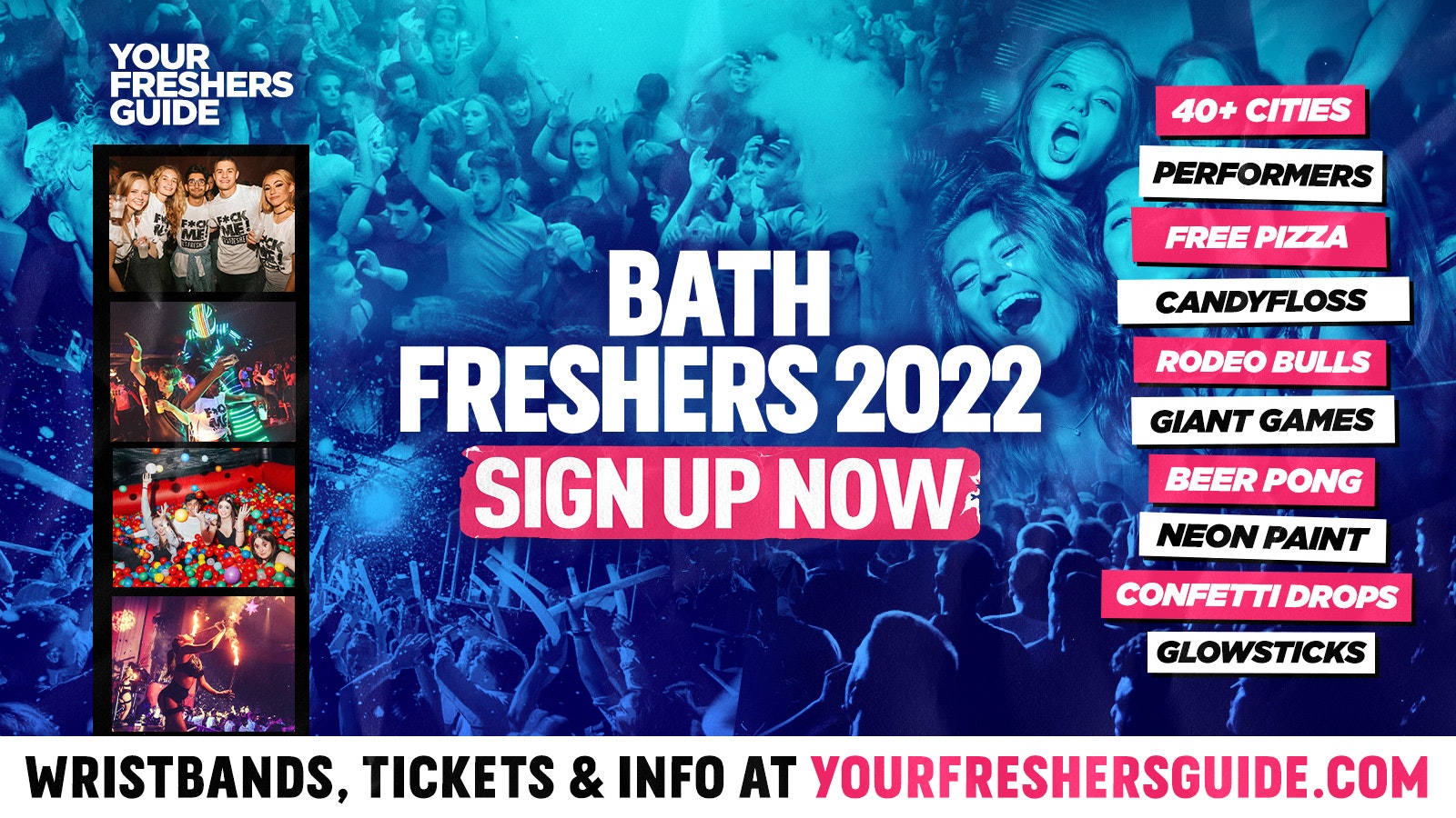Bath Freshers 2023 – FREE SIGN UP! – The BIGGEST Events at Bath’s BEST Venues!