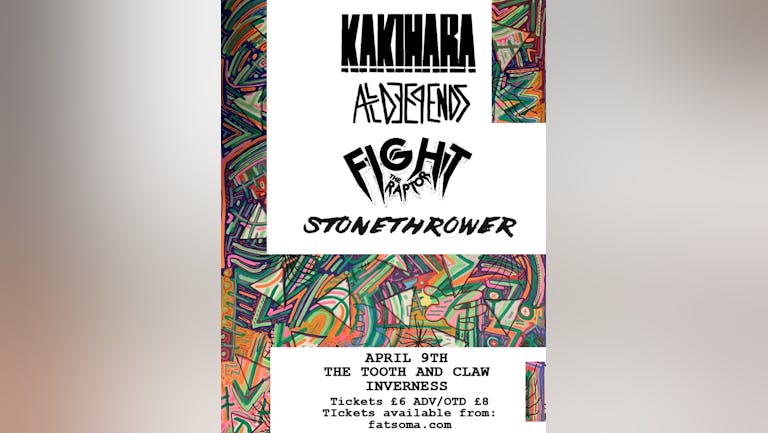 Earth-616 Promotions Presents: Kakihara + Support @The Tooth & Claw, Inverness 