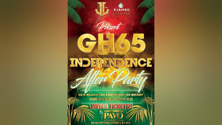 GH@65 INDEPENDENCE AFTER PARTY