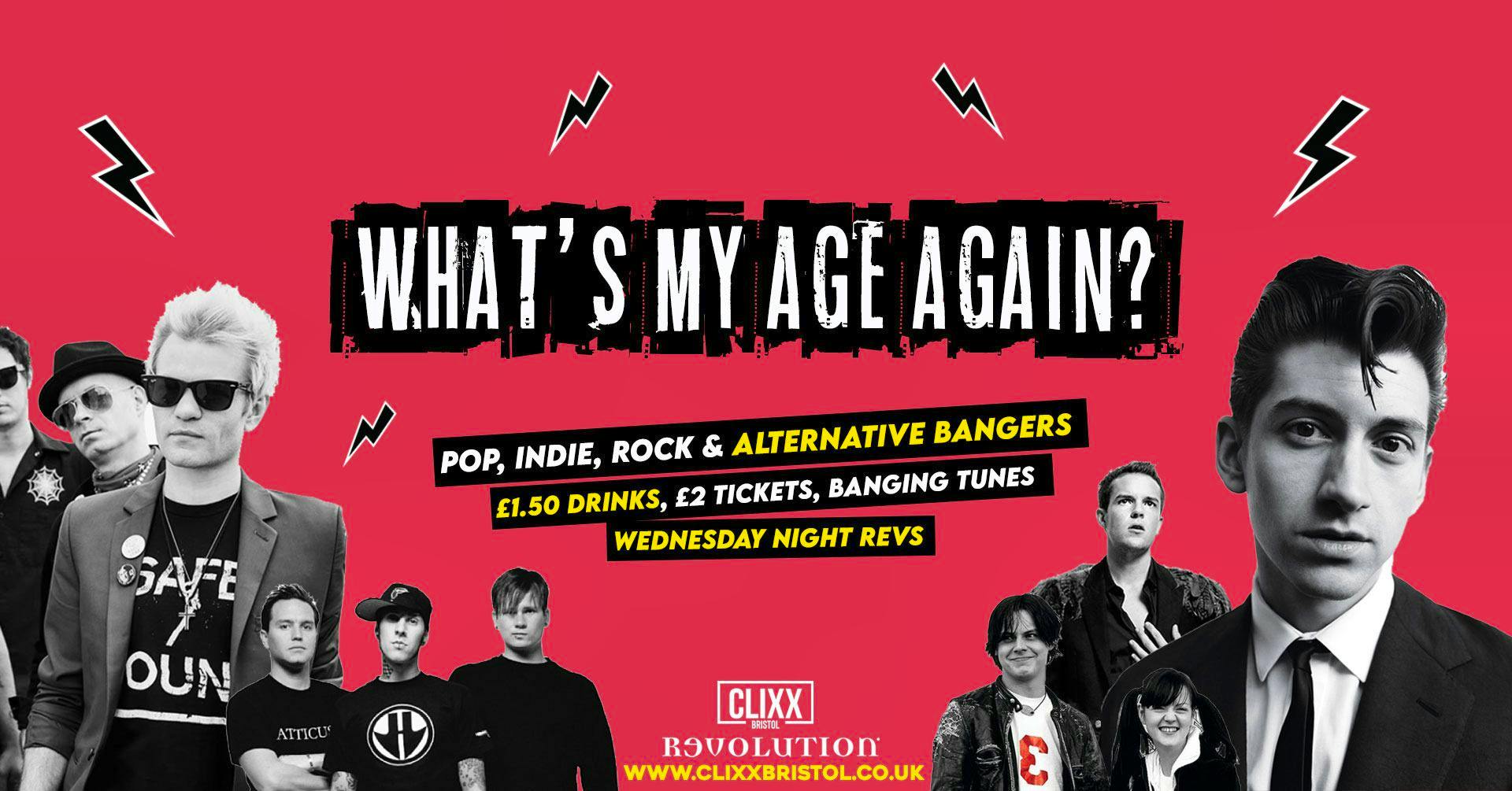 What’s My Age Again? – £2 Tickets