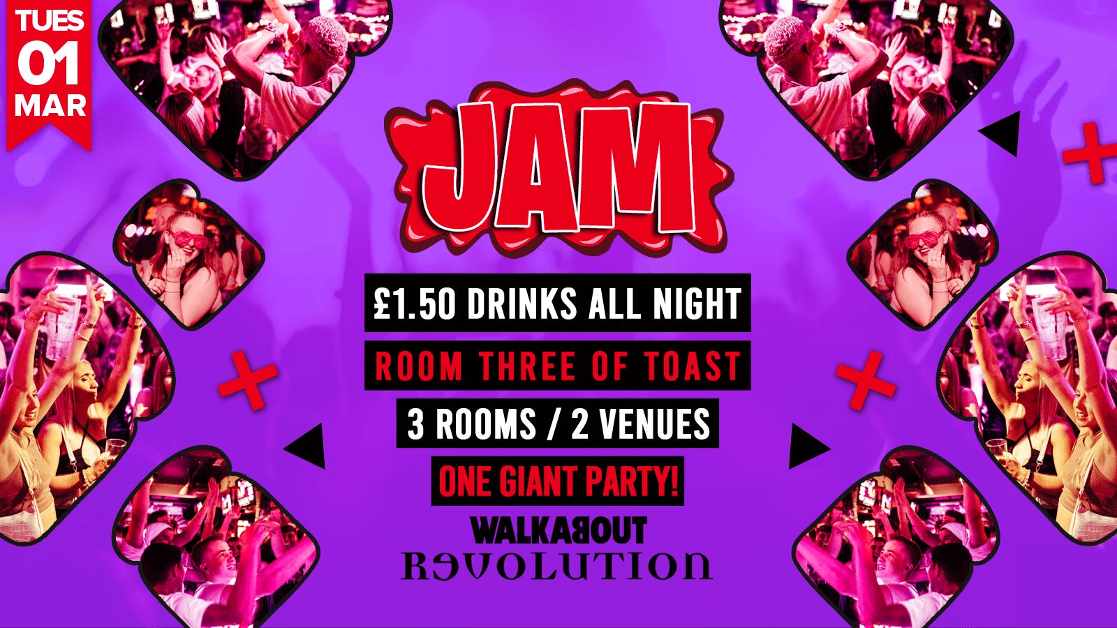 Jam • Room 3 Of Toast • Walkabout & Revolution