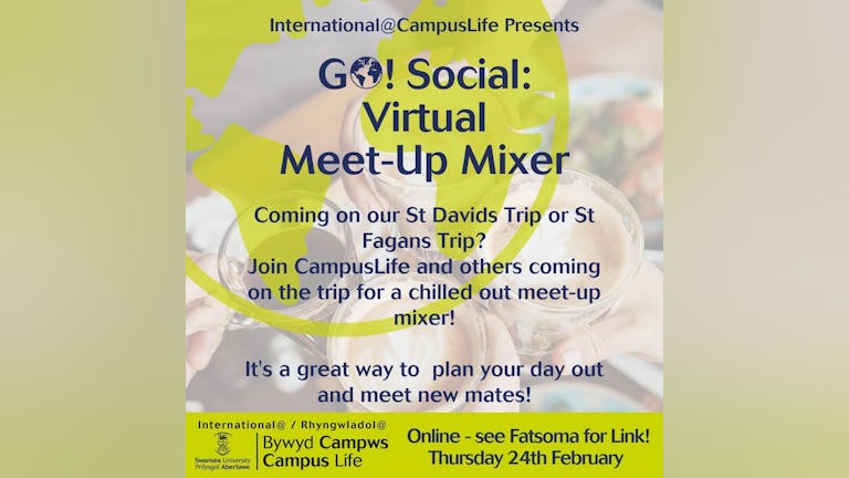 GO! Social: Virtual Mixer - St Davids & St Fagans