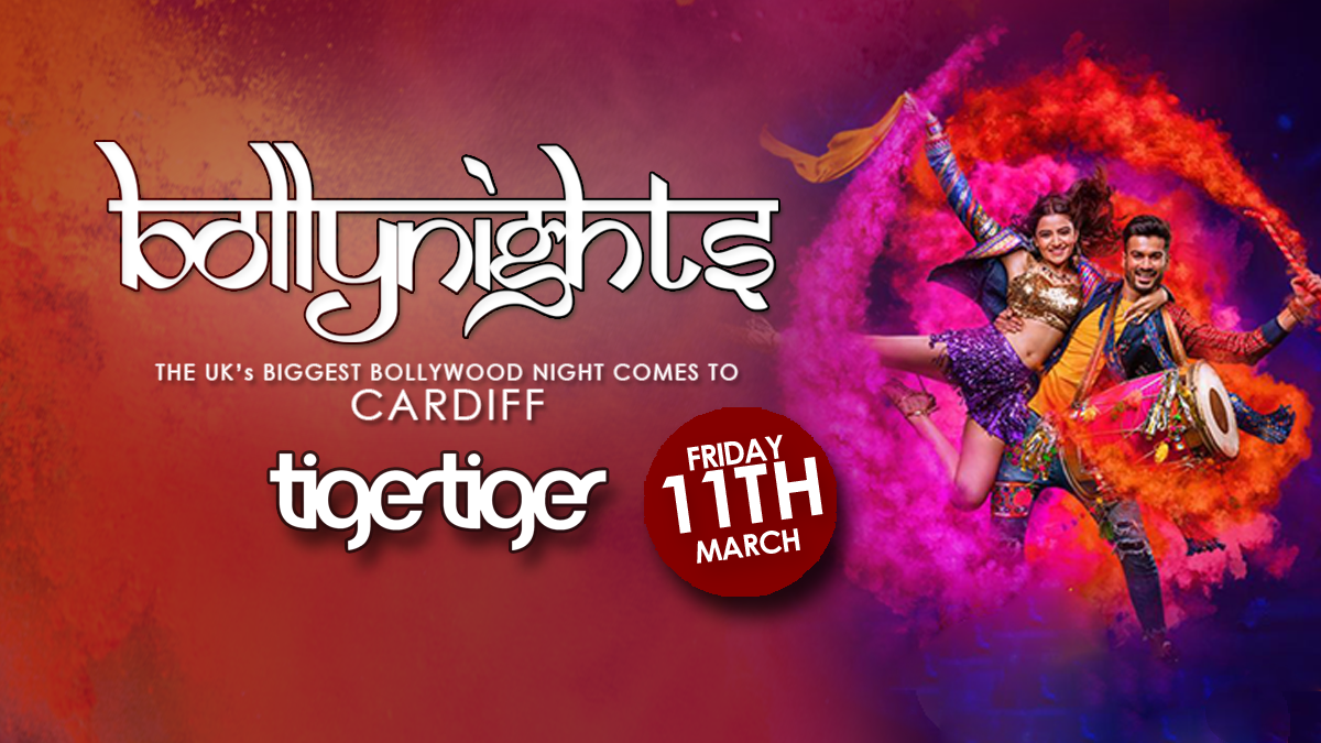 Bollynights Cardiff: Launch: HOLI | Friday 11th March