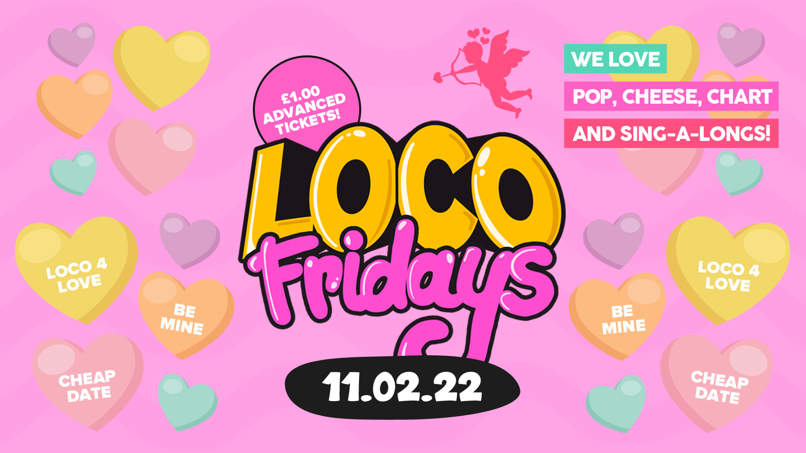 Loco Fridays • £2.00 Jagerbombs • Walkabout