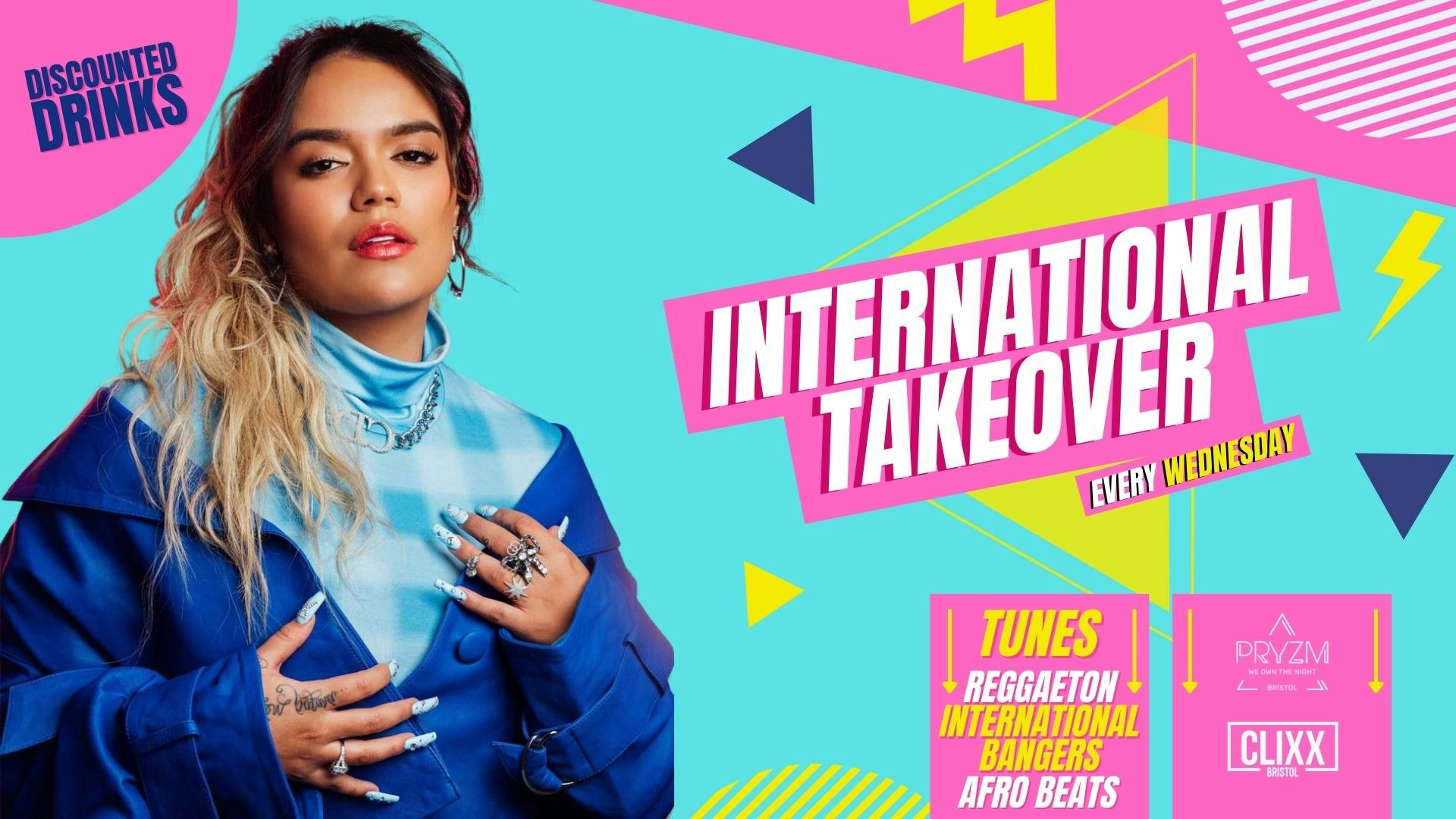 International Takeover // REGGAETON  – Limited Free Entry Tickets