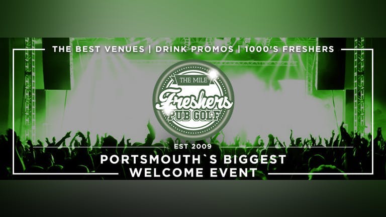 Portsmouth`s Biggest Welcome Party// The Mile Freshers Pub Golf 2022