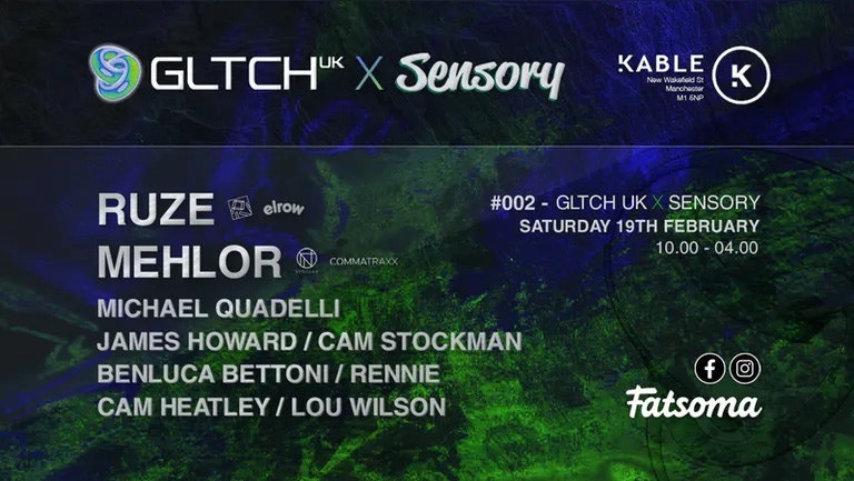 GLTCH x Sensory Presents: RUZE & MEHLOR