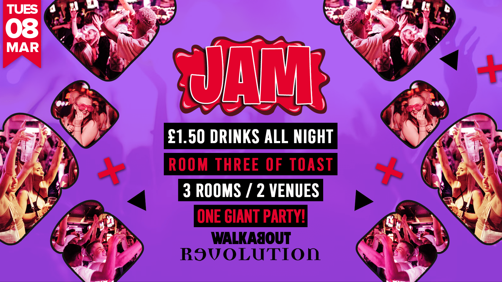 Jam • Room 3 Of Toast • Walkabout & Revolution