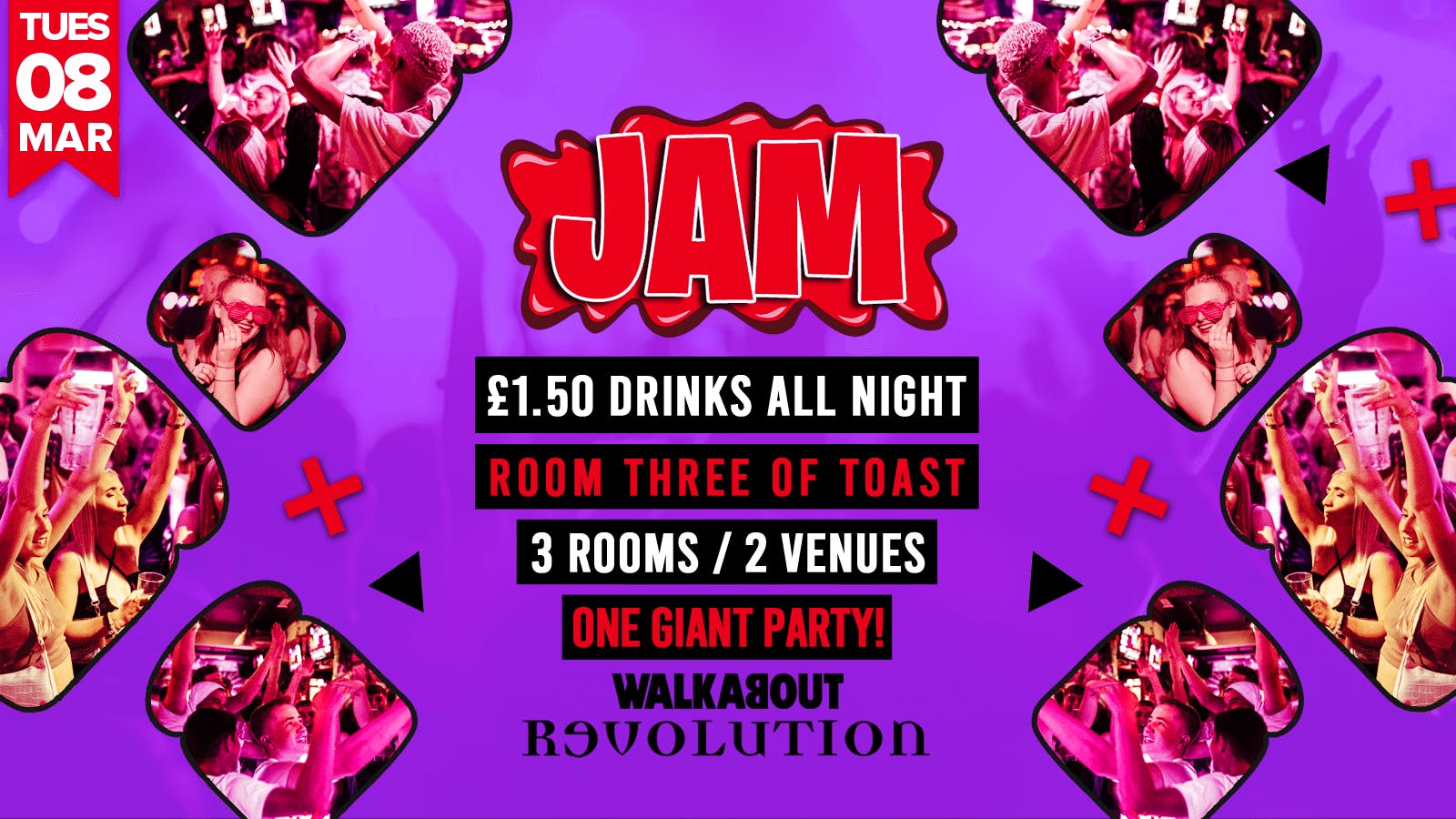 Jam • Room 3 Of Toast • Walkabout & Revolution