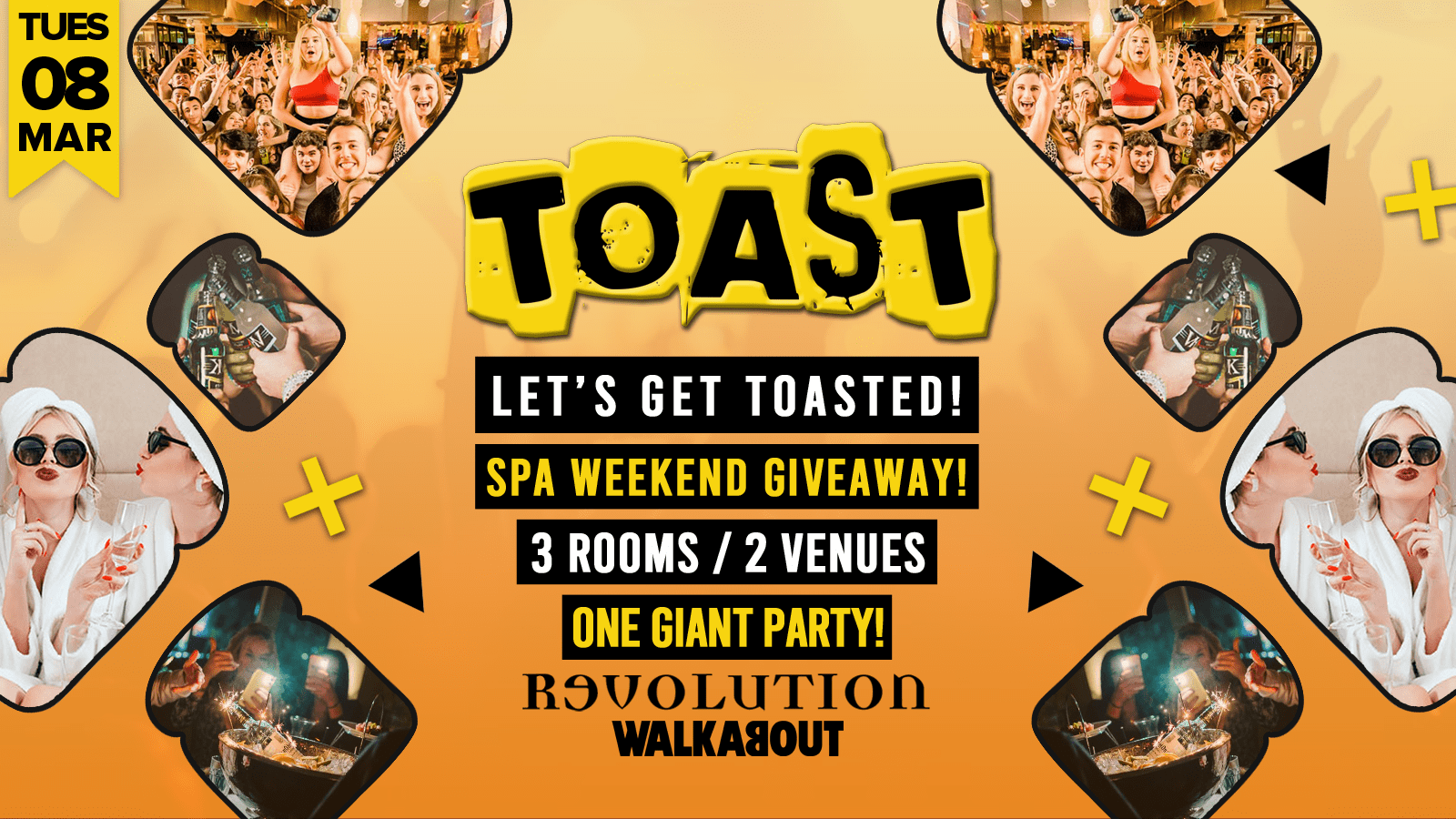 Toast • Spa Weekend Giveaway • Revolution & Walkabout