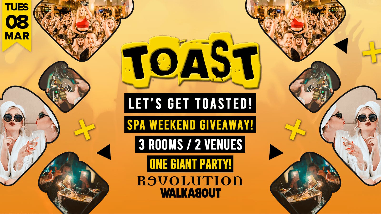 Toast • Spa Weekend Giveaway • Revolution & Walkabout